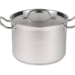 Pentola media altezza CS SS + coperchio ø28 10L