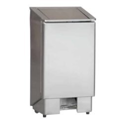 Pattumiera in acciaio inox CS 60L con pedale