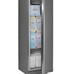 Vriezer met volledige deur, roestvrij staal TEFCOLD UF 400 VS