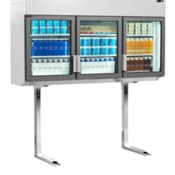 Vitrine au dessus de l'îlot de congélation / refroidissement TEFCOLD MTF 210