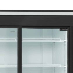 Sliding glass refrigerator. TEFCOLD FSC 1200 S door