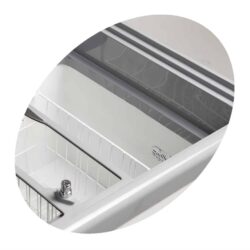 Tủ đông mặt bàn có nắp phẳng bằng kính TEFCOLD NIC 501 SC