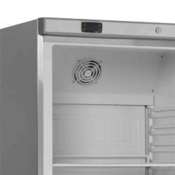 Frigorifero a porta intera, rivestimento in acciaio inox TEFCOLD UR 400 S