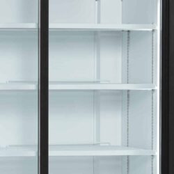 Sliding glass refrigerator. TEFCOLD FSC 1000 S door