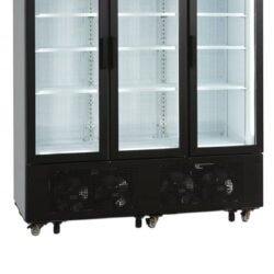 Congelador con puerta de cristal TEFCOLD UFSC 1600 GCP