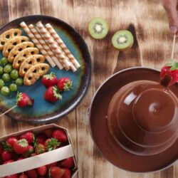 Đài phun sô cô la 3 tầng, HENDI