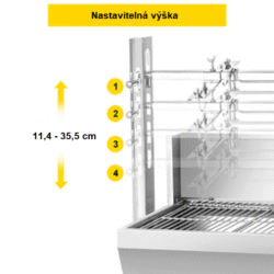 Gril BBQ na drevené uhlie do 60kg