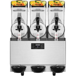 Máquinas de fazer gelo picado 3 x 12L, saída 72 xícaras, 220V 1300W