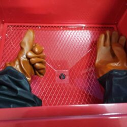 Sandblästringslåda 90l inklusive sandblästerpistol