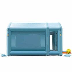 Xưởng sơn di động bơm hơi, lều phun 4 x 2,5 x 2,5m