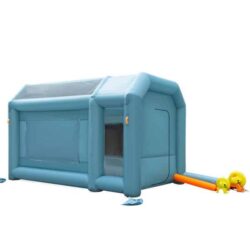 Xưởng sơn di động bơm hơi, lều phun 4 x 2,5 x 2,5m