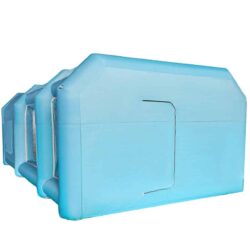 Uppblåsbar mobil färgverkstad, spraytält 6 x 3 x 2,5 m