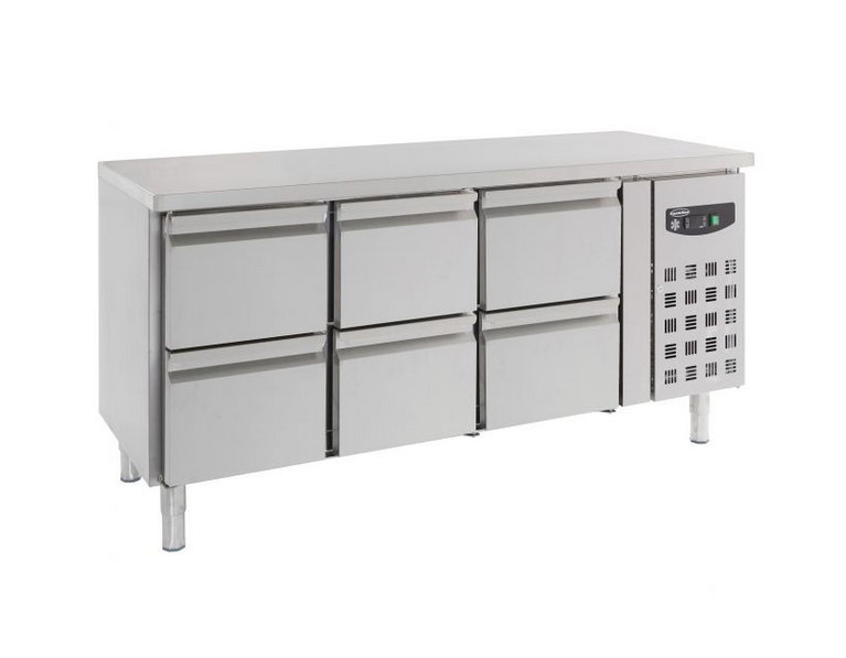 Bàn lạnh CS700 180 cm 6 ngăn kéo +2/+8°C