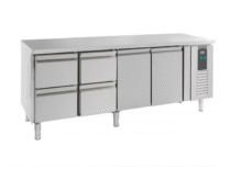 Kühltisch CS700 223cm 2 Türen/4 Schubladen +2/+8°C