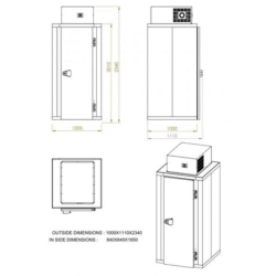 Køleboks CS MINI inklusive enhed