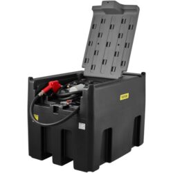 Mobile diesel transfer tank capacity 439L black