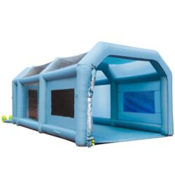Negozio di verniciatura mobile gonfiabile, tenda spray 8 x 4,5 x 3,3 m