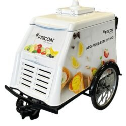 Mobile ice cream cart PUSHY BIKE WHEELS