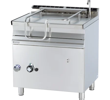 Pánev sklopná automatická plynová 50 l nerezové dno | RM - BRM50-78G/N