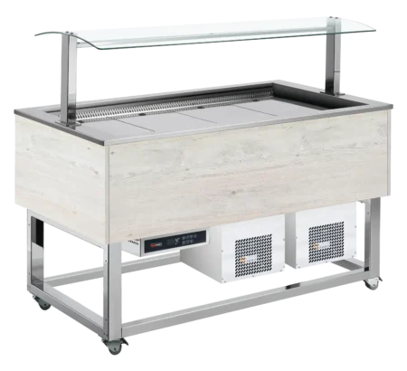 Buffet på køl GN 3-1/1 Wenge | REDFOX - ES BLUE+ 3W