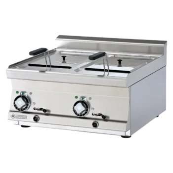 Fritéza elektrická dvojitá 0,72 kW/l, 10+10 l bez podstavby 400 V | RM - F2/10T-66ET