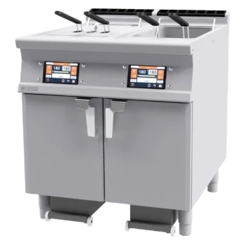 Friteuse électrique 18+18 l automatique affichage 7" | RM - F2/18-78ETD