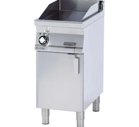 Grillplade 39x52 elektrisk glat med bund 400 V | RM - FTL-74ET