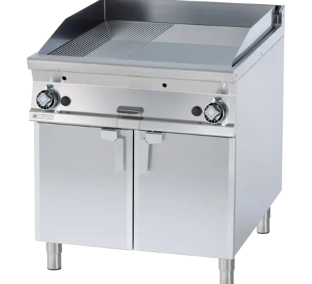Grillplatte 76x68 Gas Chrom kombiniert mit Untergestell | RM - FTLR-98GS