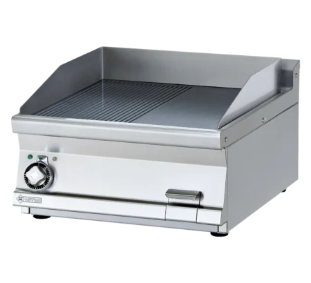 Grillplaat 59x52 elektrisch chroom gecombineerd zonder voet 400 V | RM-FTLRT-76ETS