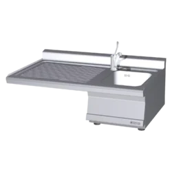 Work module 1x sink 29x35 + draining area left 60x55 | RM - LAT-610DX