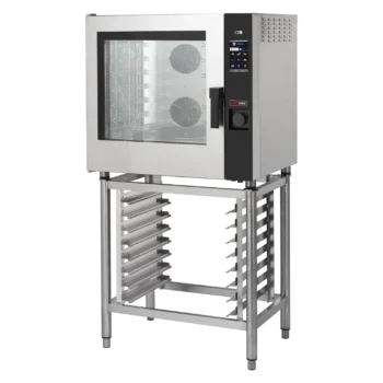Forno elettrico ventilato 7x GN 1/1 touch spray colorato lavaggio automatico porta sinistra | REDFOX - MPD 0711 ELAM