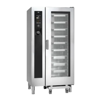 Forno combinado a gás 20x GN 1/1 spray, visor colorido sensível ao toque, porta direita | REDFOX - MPD 2011 GRAM