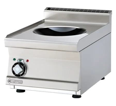 Elektrisk induktionswokspis 1x kokplatta utan sockel 400 V | RM - PCIWT-64ET