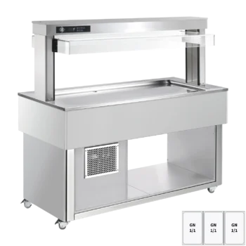 Buffet refrigerado GN 3-1/1 - 30 mm, RAL | RM - TR LIMA+ 3R