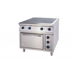 EC-TG RHB-4/700 Cuisinière vitrocéramique - 4 feux Variante : Partie bouillante