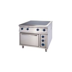 Cuisinière vitrocéramique EC-TG RHB-4/900 - 4 feux Variante : FS - avec espace libre et étagère