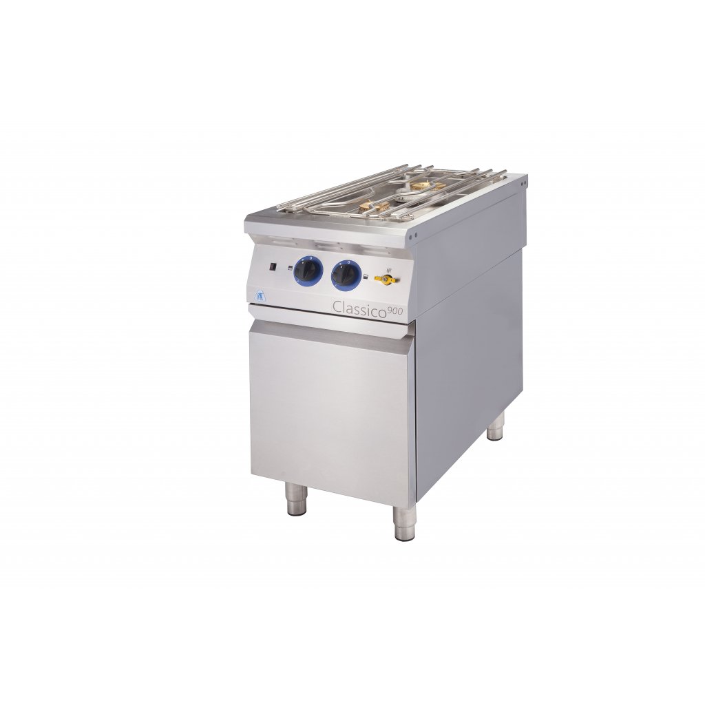 G-C-2/900 Plynový sporák - 2 hořákový Varianta: FS (PB) Volný prostor a police - propan - butan