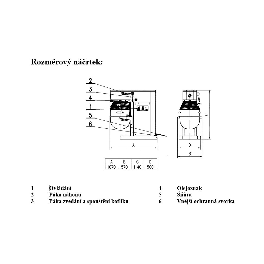 ALBA RE 22 Univerzální hnětač Varianta: RE 22 Bez příslušenství - Immagine 5