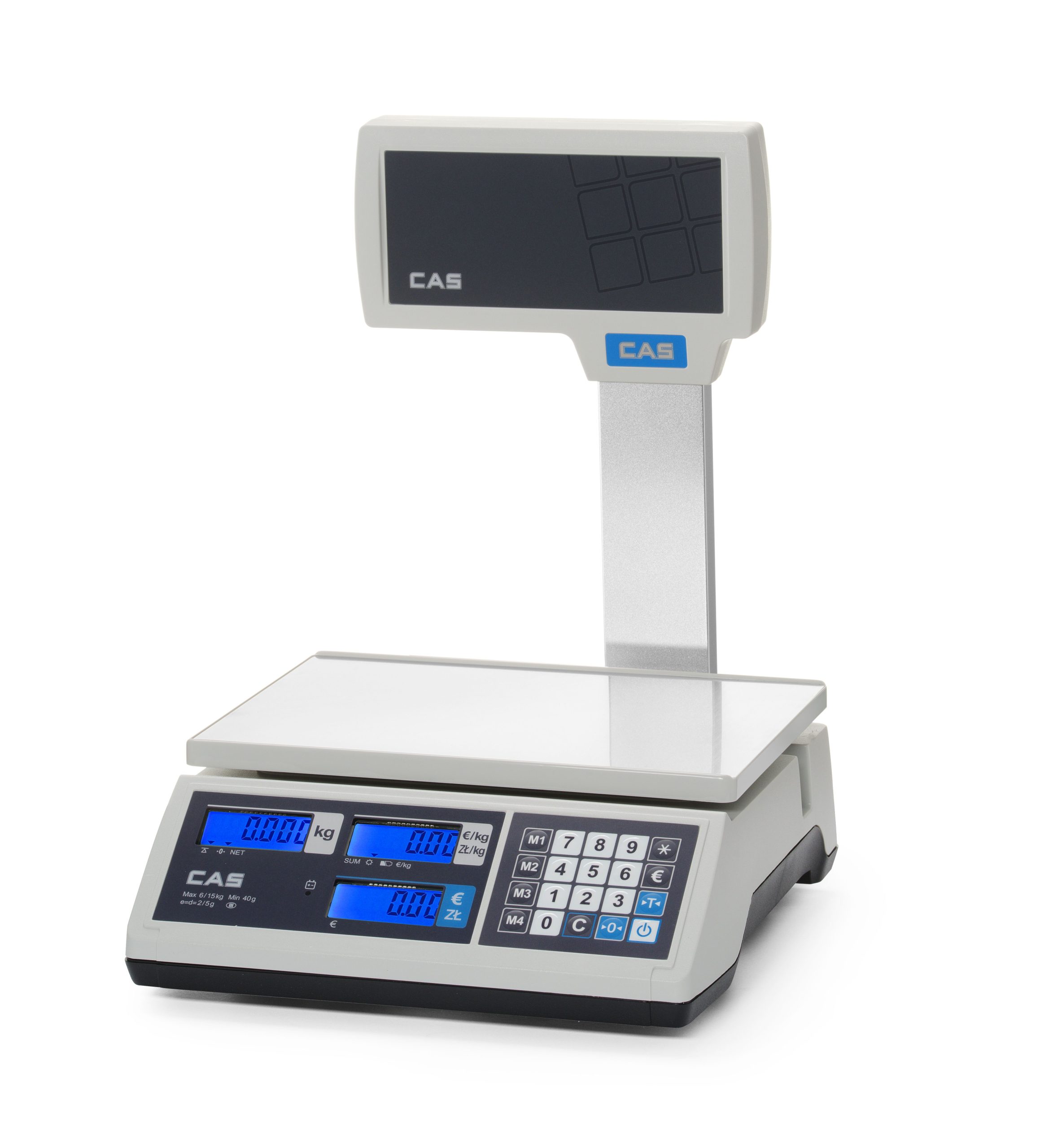 Telweegschaal (gecertificeerd) met kolom