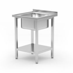 Tavolo lavello con ripiano