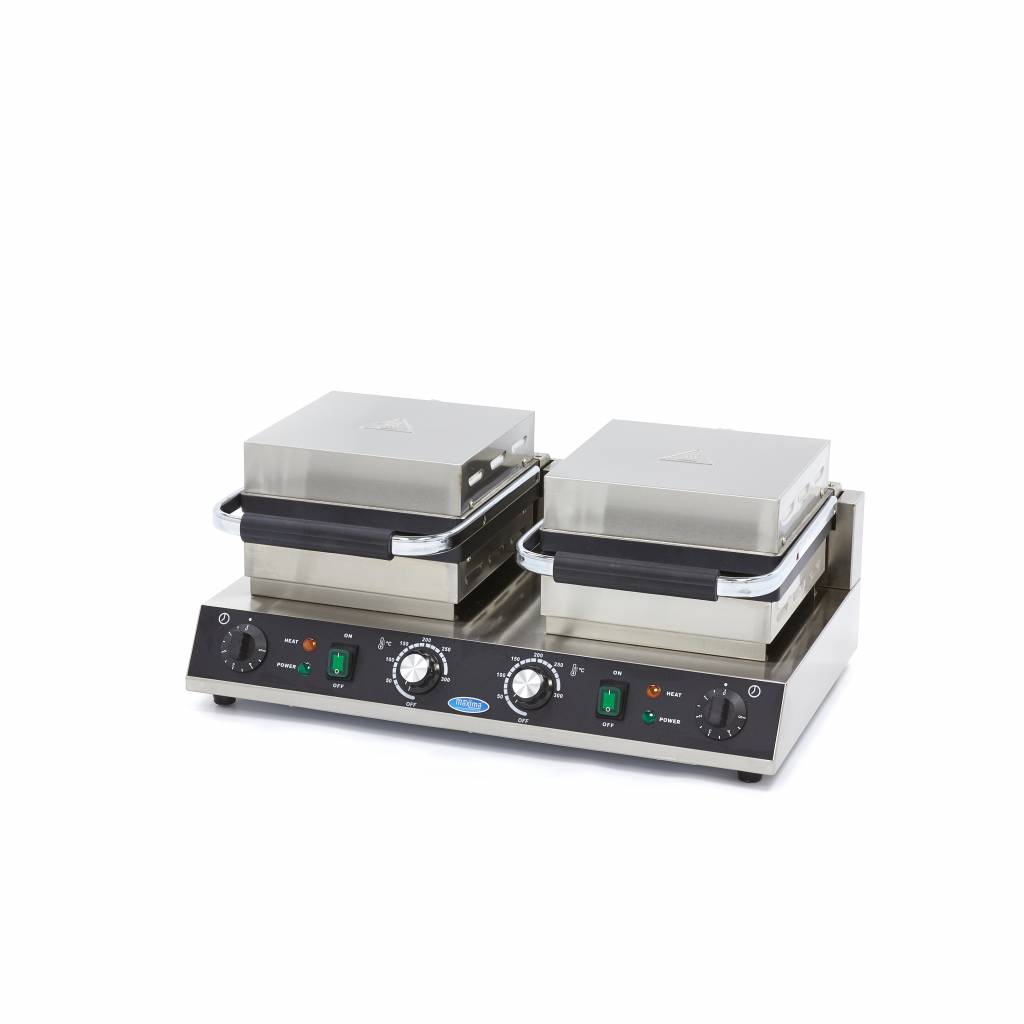 Výrobník belgických vaflí dvojitý 2 x 2Ks - зображення 7