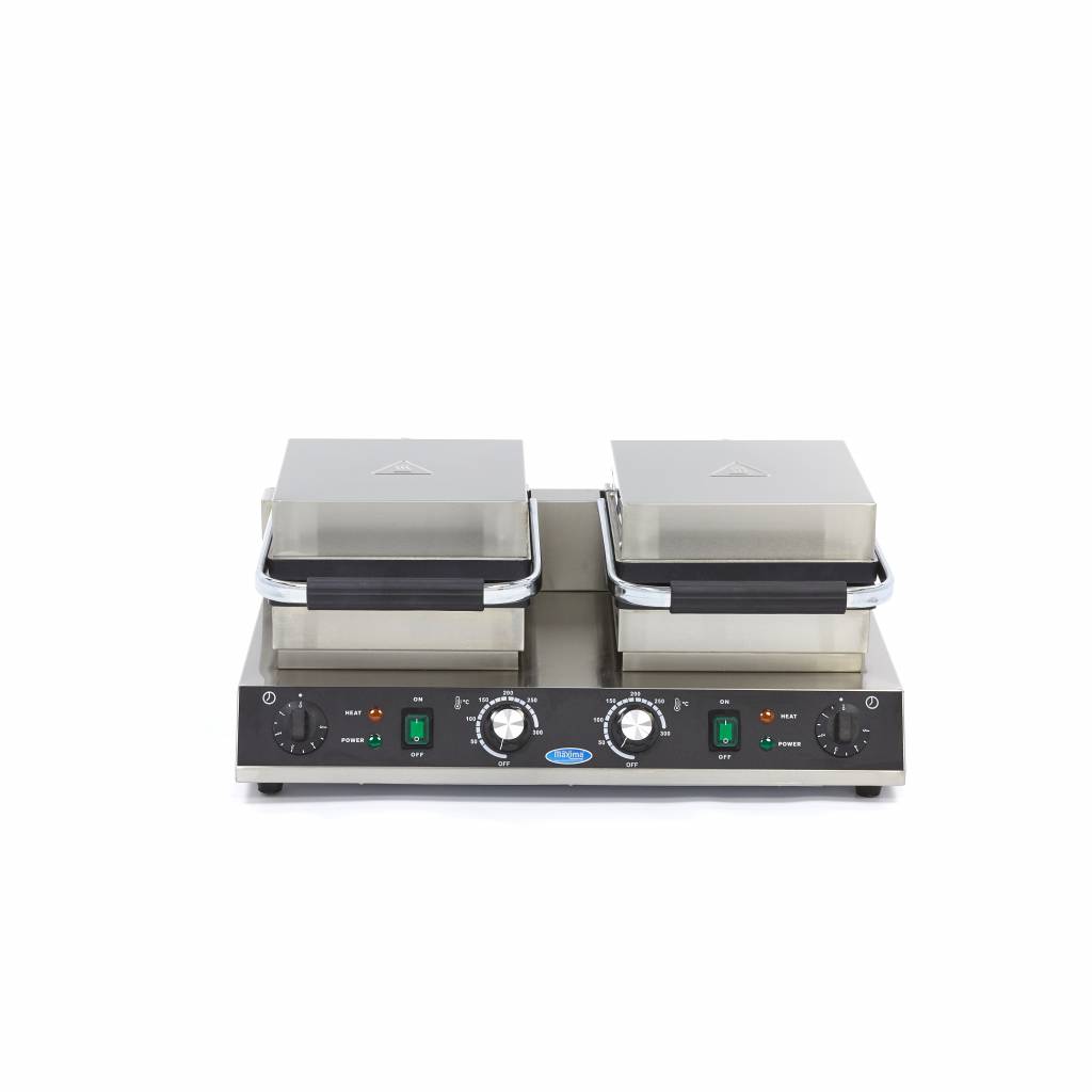 Výrobník belgických vaflí dvojitý 2 x 2Ks - зображення 8