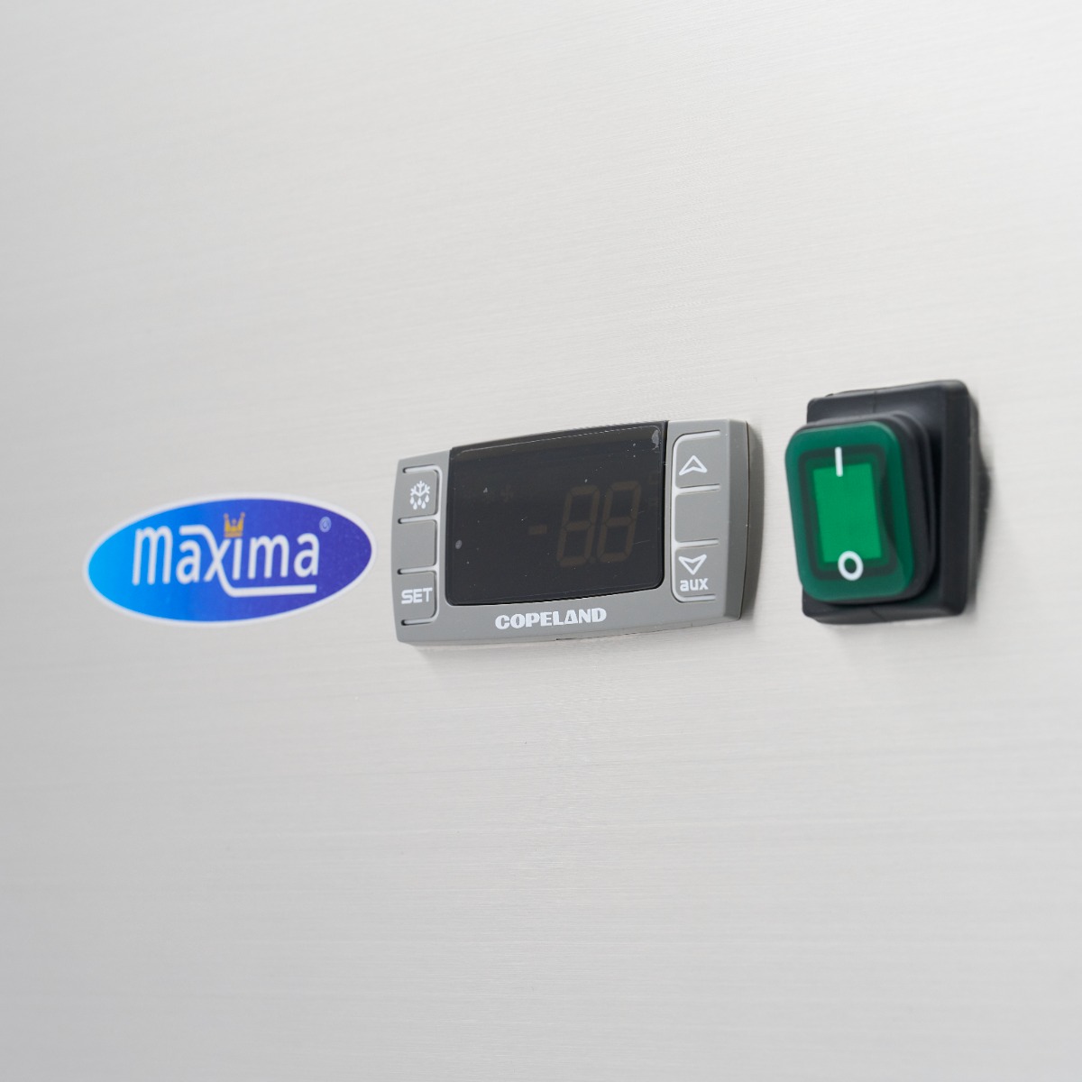 Chladnička 400 l - 3 nastavitelných polic - nerezová ocel - na kolečkách - Hình ảnh 8