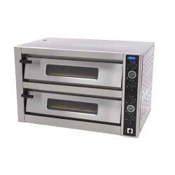 Forno per pizza a due piani - per 6 x 30 cm