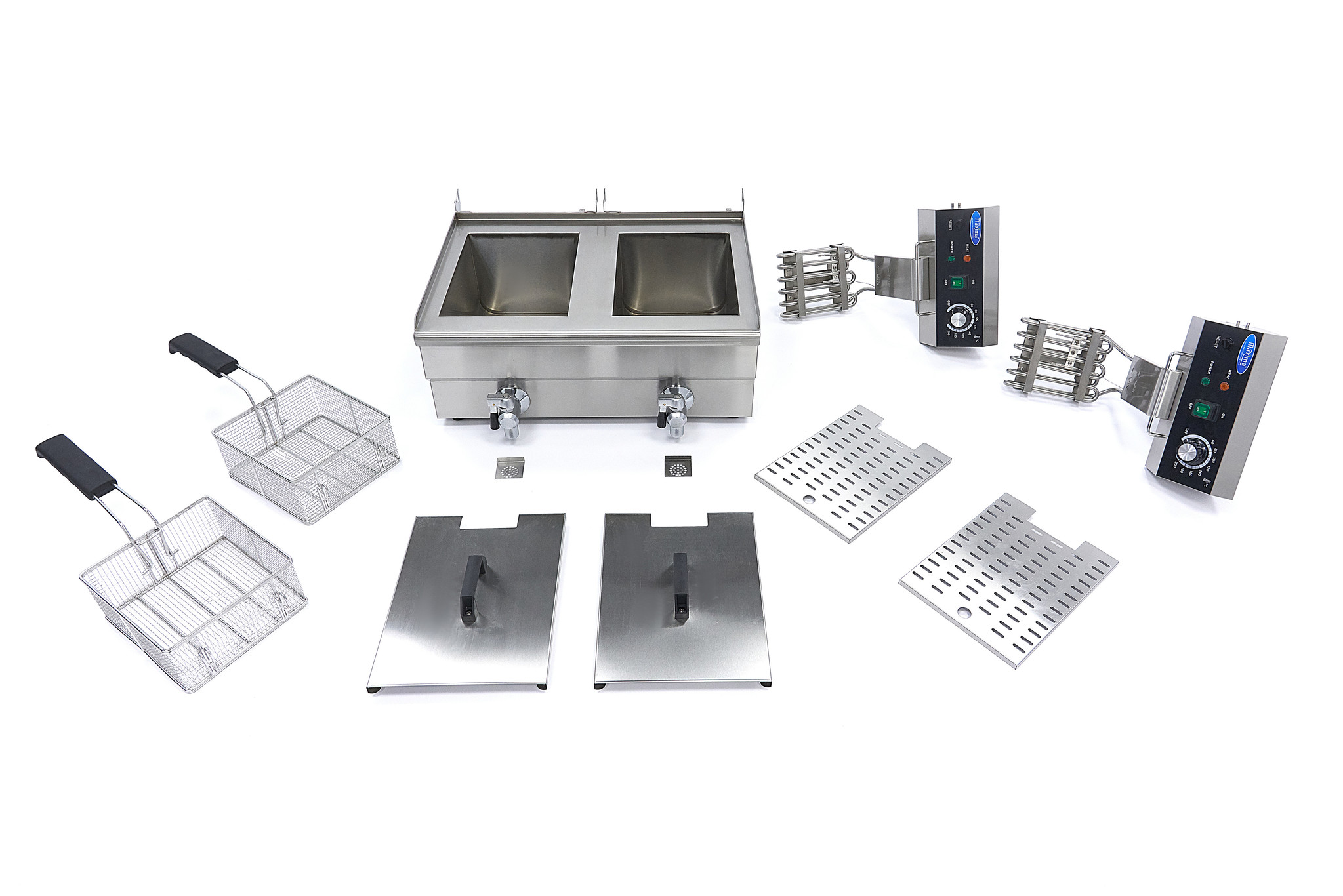 Gastro fritéza 2 x 10 litrů 6kW výpusť - Bild 8