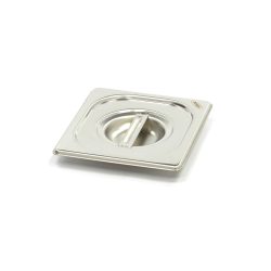 Gastronormbehälter mit Deckel 1/6 GN - Edelstahl