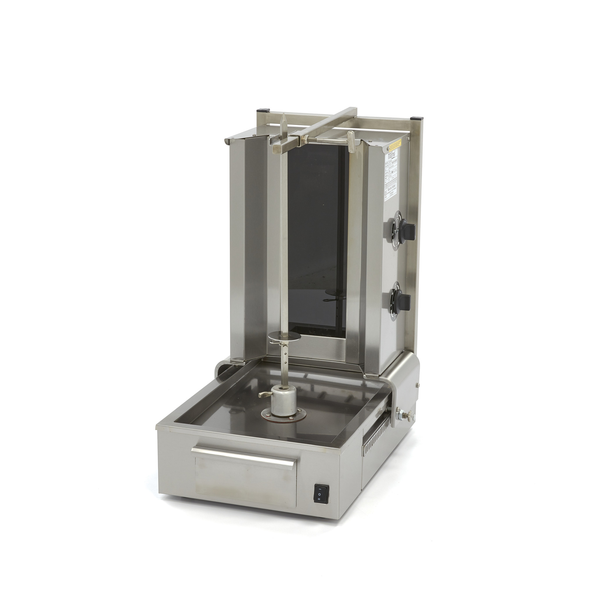 Griglia per kebab - 2 fuochi - 20 kg di carne - elettrica