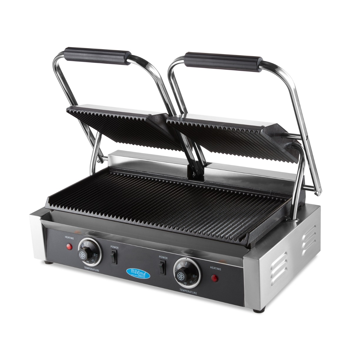 Contactgrill - dubbele grillplaat - 2 x 22 cm