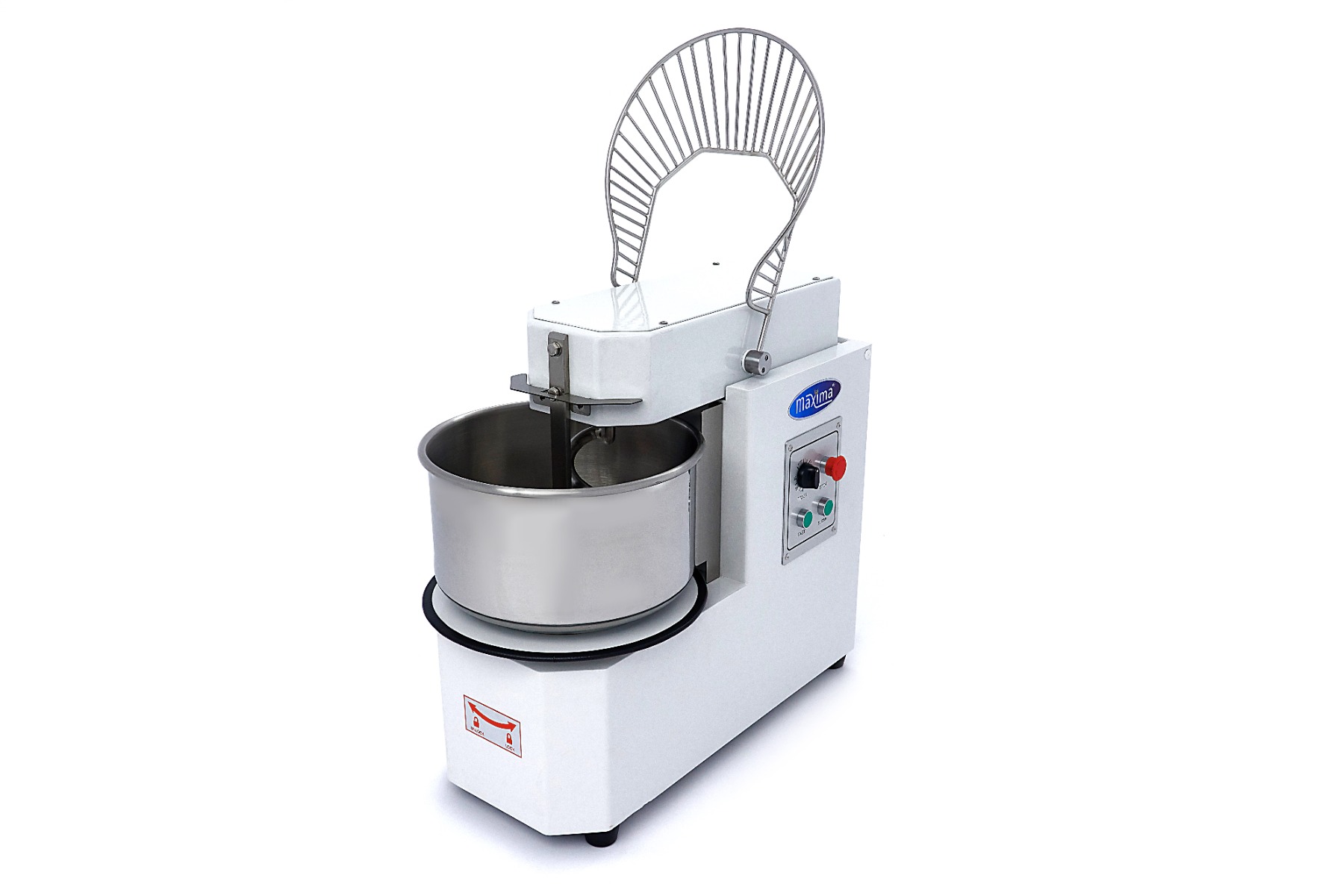 Míchadlo na Těsto - 20 l - 12 kg Těsta - 2 Rychlosti - Odnímatelná Mísa - Immagine 9