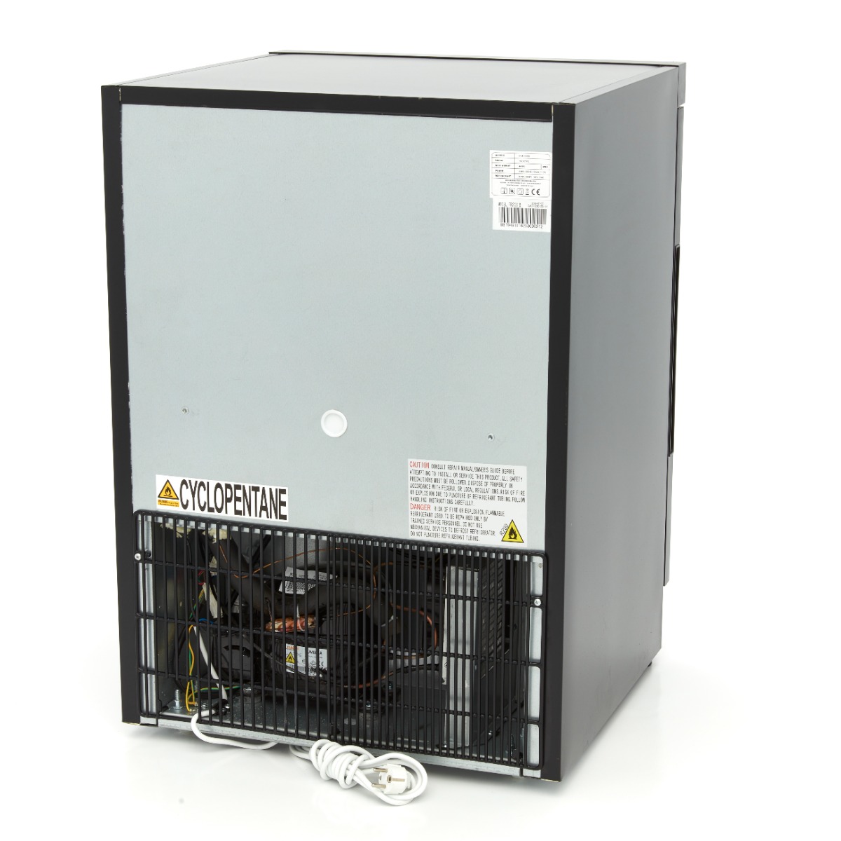 Mraznička - 200 l - 2 pevné police - černá - Imagem 4